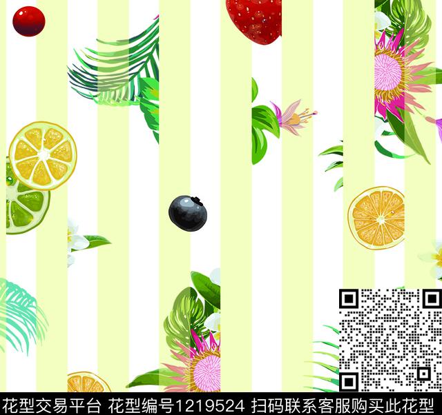 花卉水果植物数码印花华亿平台下载（图片编号: 1219524） - 瓦栏（Walan）