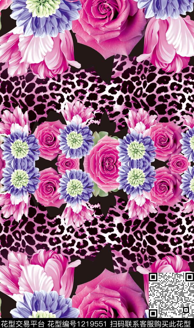 数码华亿平台花卉数码印花华亿平台下载（图片编号: 1219551） - 瓦栏（Walan）