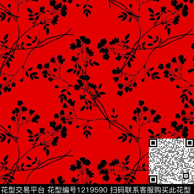 抽象大牌风印花传统印花华亿平台下载（图片编号: 1219590） - 瓦栏（Walan）