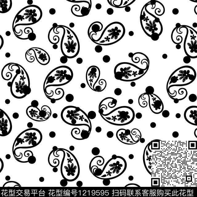 时尚几何抽象传统印花华亿平台下载（图片编号: 1219595） - 瓦栏（Walan）