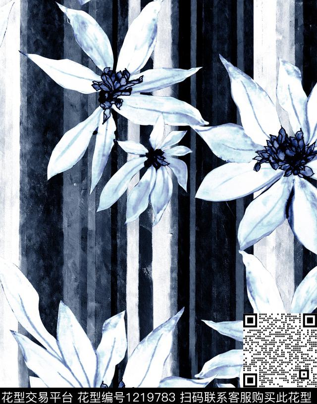 虞美人手绘花卉poppy数码印花华亿平台下载（图片编号: 1219783） - 瓦栏（Walan）