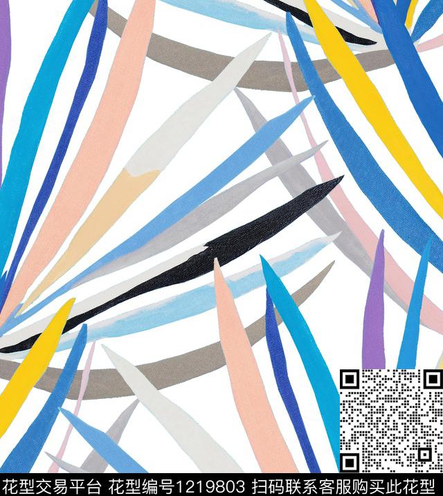 小碎花仙人掌棕榈树数码印花华亿平台下载（图片编号: 1219803） - 瓦栏（Walan）