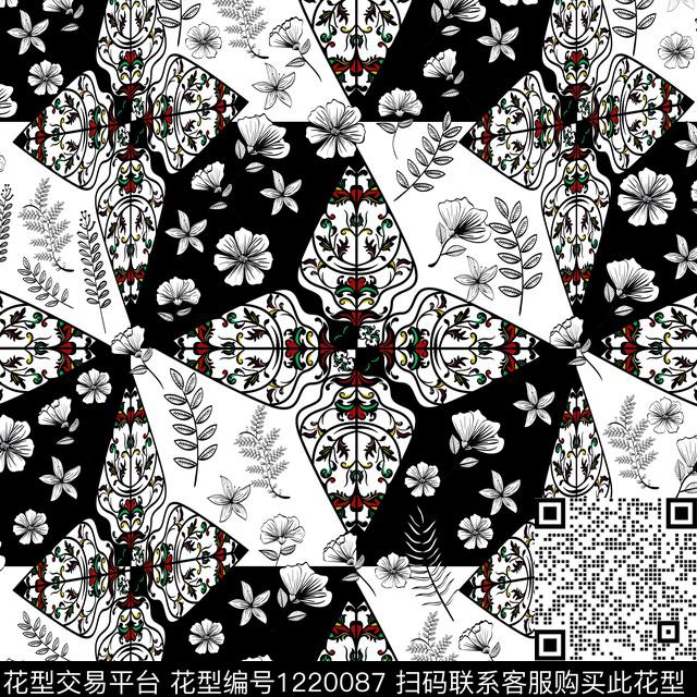 数码华亿平台花卉休闲数码印花华亿平台下载（图片编号: 1220087） - 瓦栏（Walan）