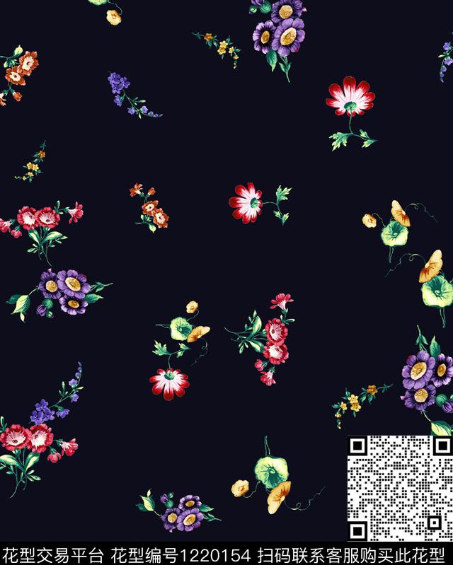 DIOR小碎花蜜蜂数码印花华亿平台下载（图片编号: 1220154） - 瓦栏（Walan）