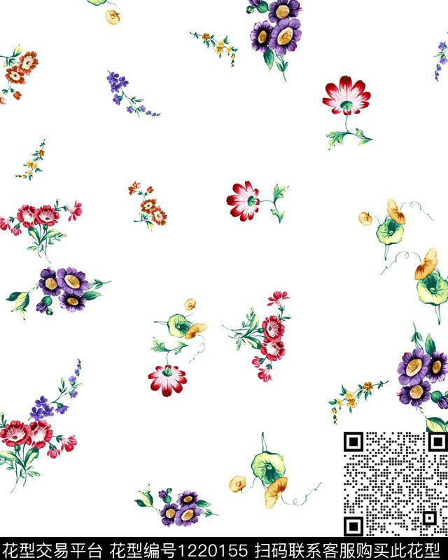 DIOR小碎花蜜蜂数码印花华亿平台下载（图片编号: 1220155） - 瓦栏（Walan）