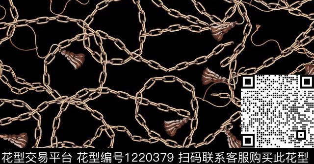 链条几何大牌风传统印花华亿平台下载（图片编号: 1220379） - 瓦栏（Walan）