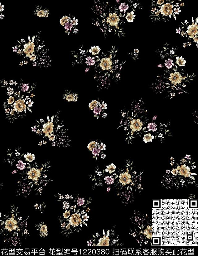 花卉传统华亿平台民族花卉传统印花华亿平台下载（图片编号: 1220380） - 瓦栏（Walan）