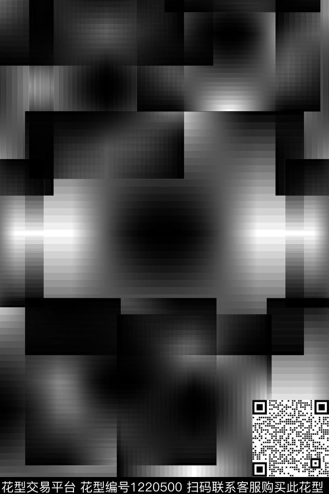 男装几何大牌风数码印花华亿平台下载（图片编号: 1220500） - 瓦栏（Walan）