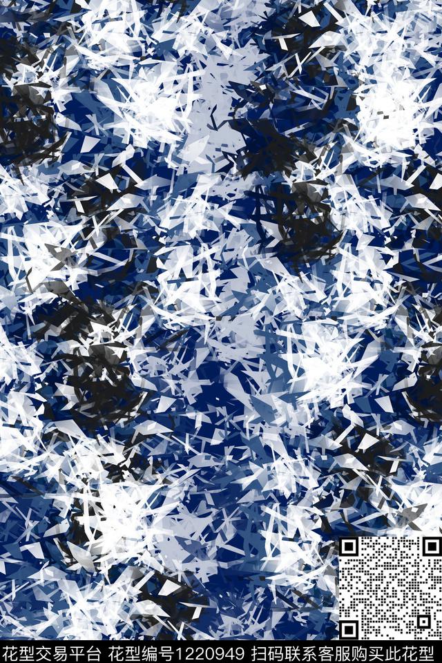 时尚男装休闲数码印花华亿平台下载（图片编号: 1220949） - 瓦栏（Walan）