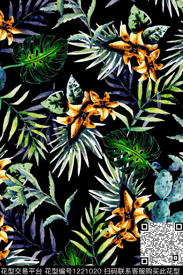 数码华亿平台抽象大牌风数码印花华亿平台下载（图片编号: 1221020） - 瓦栏（Walan）