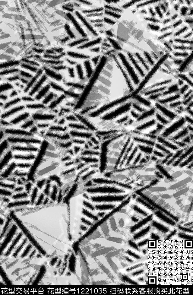 几何抱枕肌理传统印花华亿平台下载（图片编号: 1221035） - 瓦栏（Walan）