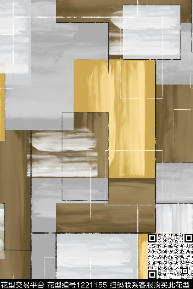 数码华亿平台几何大牌风数码印花华亿平台下载（图片编号: 1221155） - 瓦栏（Walan）