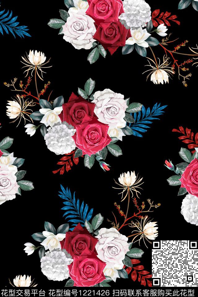 数码华亿平台植物1/2接数码印花华亿平台下载（图片编号: 1221426） - 瓦栏（Walan）