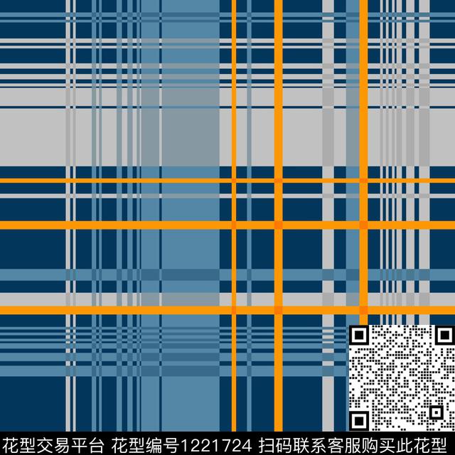 女装箱包格子传统印花华亿平台下载（图片编号: 1221724） - 瓦栏（Walan）