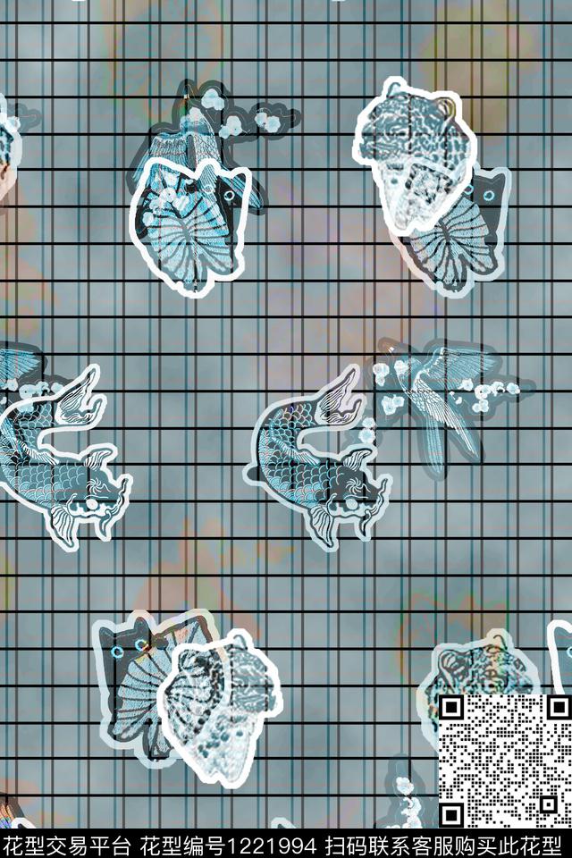 女装床品面料数码印花华亿平台下载（图片编号: 1221994） - 瓦栏（Walan）