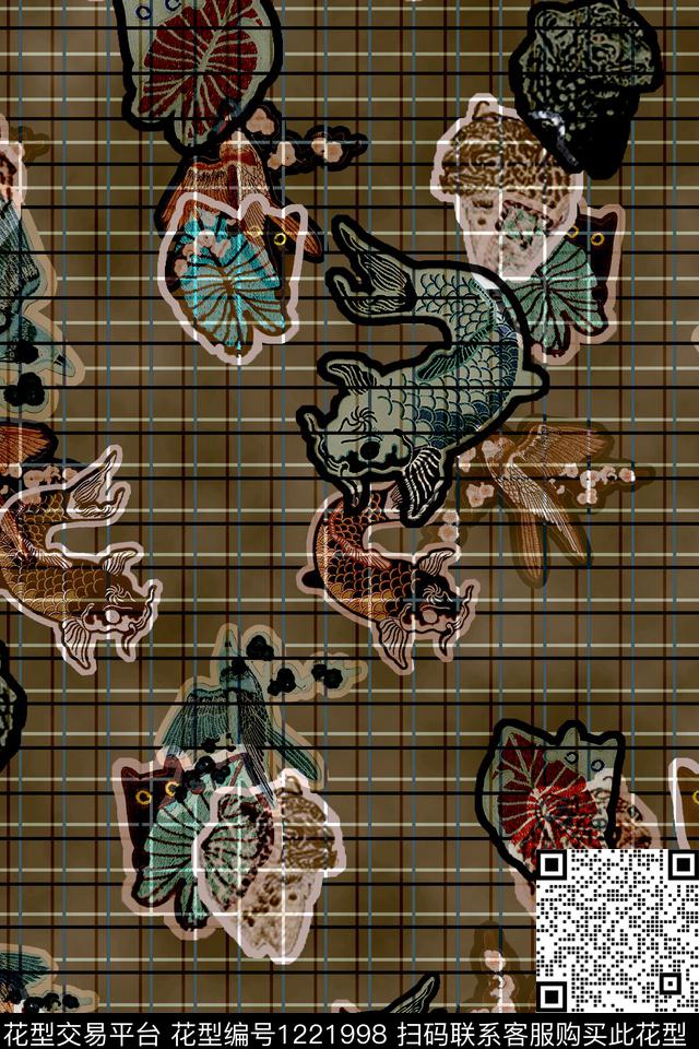 女装床品面料数码印花华亿平台下载（图片编号: 1221998） - 瓦栏（Walan）