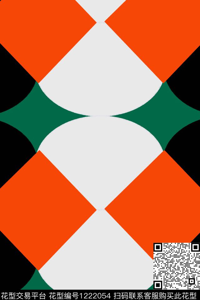 女装几何传统印花华亿平台下载（图片编号: 1222054） - 瓦栏（Walan）