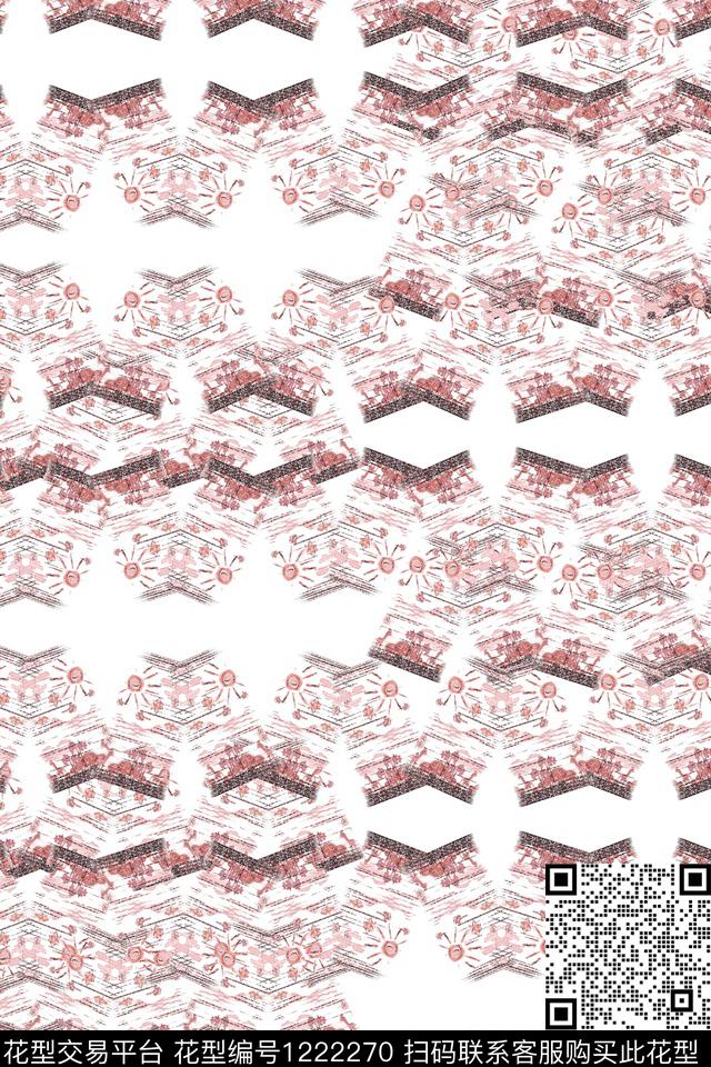 粉系数码印花华亿平台下载（图片编号: 1222270） - 瓦栏（Walan）