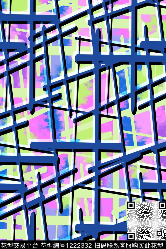 时尚休闲几何传统印花华亿平台下载（图片编号: 1222332） - 瓦栏（Walan）