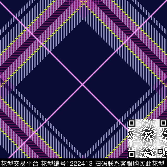 女装箱包格子传统印花华亿平台下载（图片编号: 1222413） - 瓦栏（Walan）