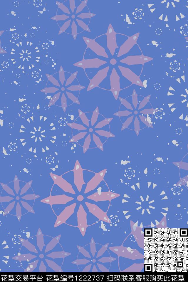 民族风图案圆圈与波点传统时尚传统印花华亿平台下载（图片编号: 1222737） - 瓦栏（Walan）