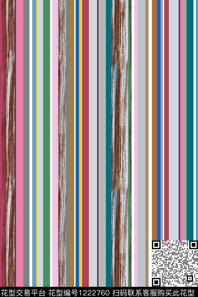 几何肌理条纹数码印花华亿平台下载（图片编号: 1222760） - 瓦栏（Walan）