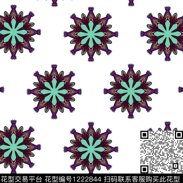 古典花纹素雅连续纹样传统印花华亿平台下载（图片编号: 1222844） - 瓦栏（Walan）