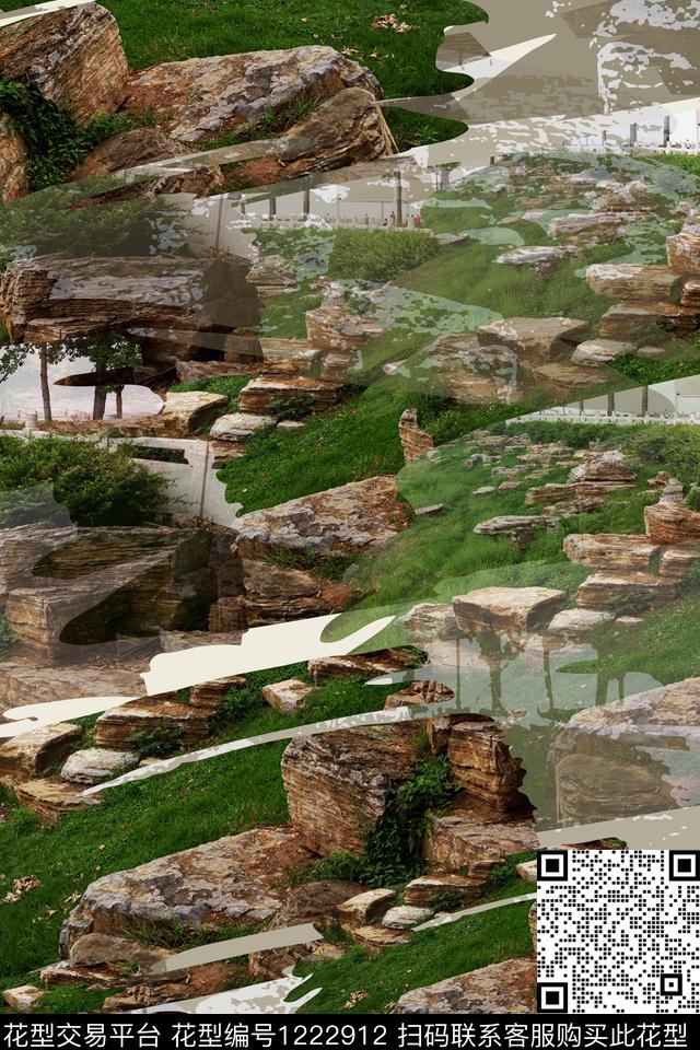 个性照片拼接多色男装休闲花卉数码印花华亿平台下载（图片编号: 1222912） - 瓦栏（Walan）