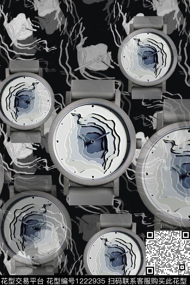 男装休闲花卉个性照片抽象数码印花华亿平台下载（图片编号: 1222935） - 瓦栏（Walan）