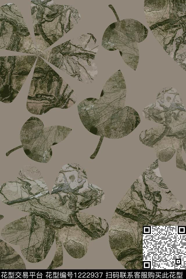 个性照片肌理图案男装休闲花卉数码印花华亿平台下载（图片编号: 1222937） - 瓦栏（Walan）