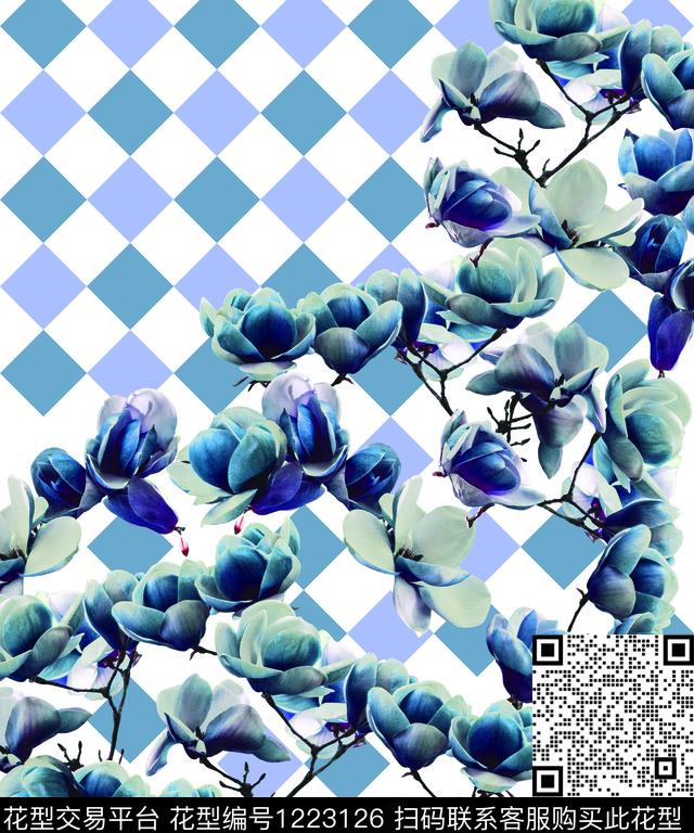 数码华亿平台几何大牌风数码印花华亿平台下载（图片编号: 1223126） - 瓦栏（Walan）