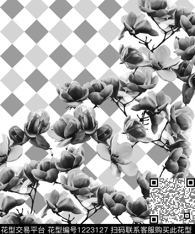 数码华亿平台几何大牌风数码印花华亿平台下载（图片编号: 1223127） - 瓦栏（Walan）