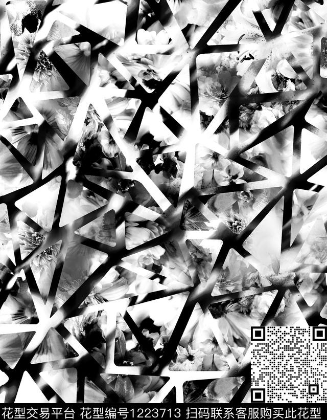 时尚数码华亿平台花卉数码印花华亿平台下载（图片编号: 1223713） - 瓦栏（Walan）