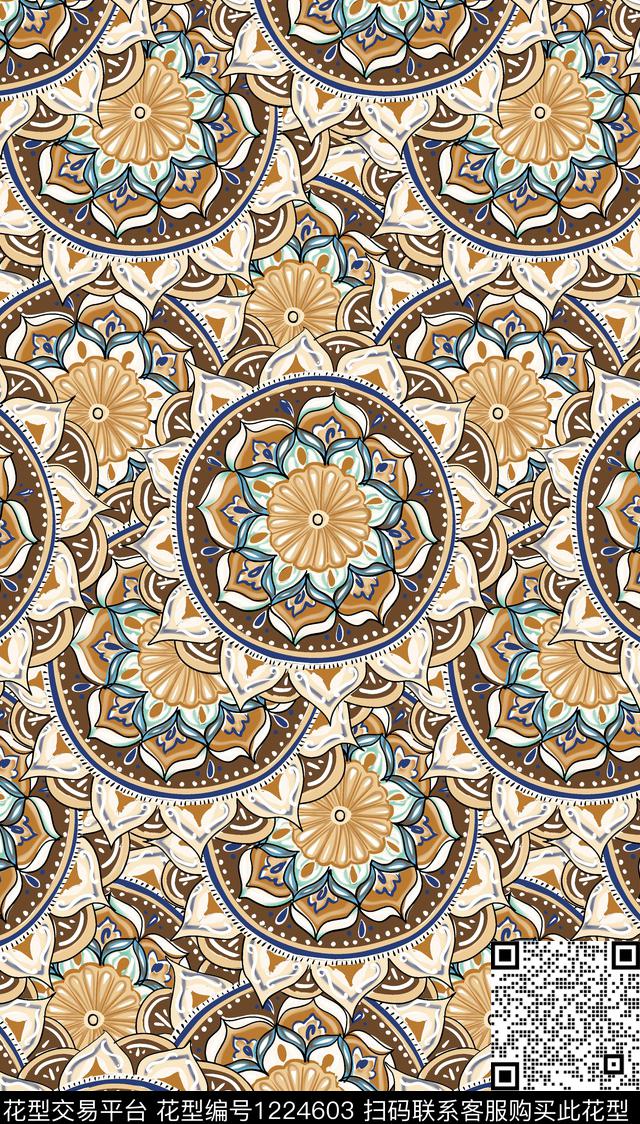 女装棉麻民族风传统印花华亿平台下载（图片编号: 1224603） - 瓦栏（Walan）