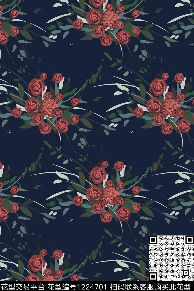 春夏华亿平台传统印花华亿平台下载（图片编号: 1224701） - 瓦栏（Walan）