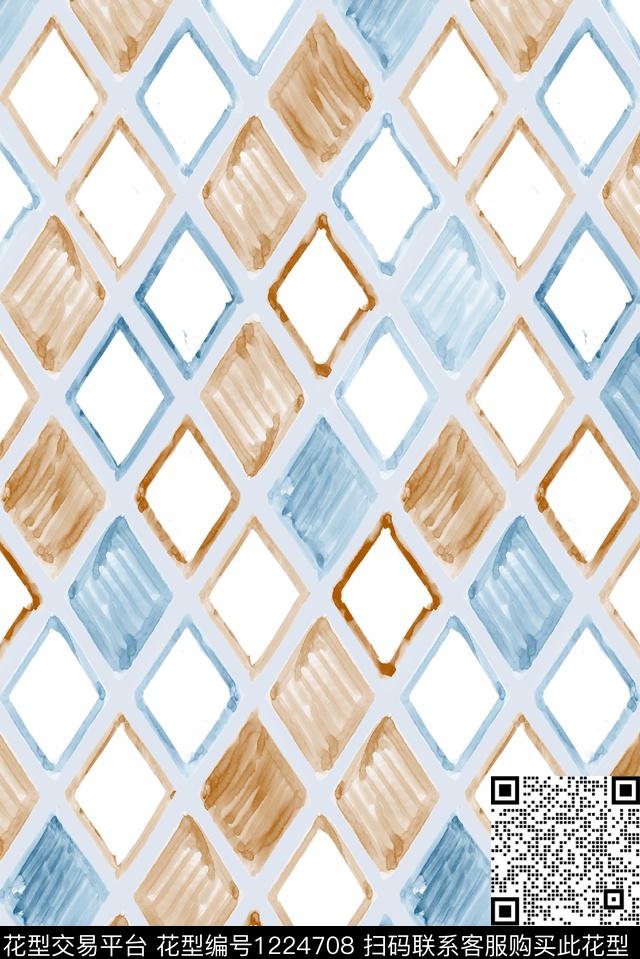 几何数码华亿平台大牌风数码印花华亿平台下载（图片编号: 1224708） - 瓦栏（Walan）