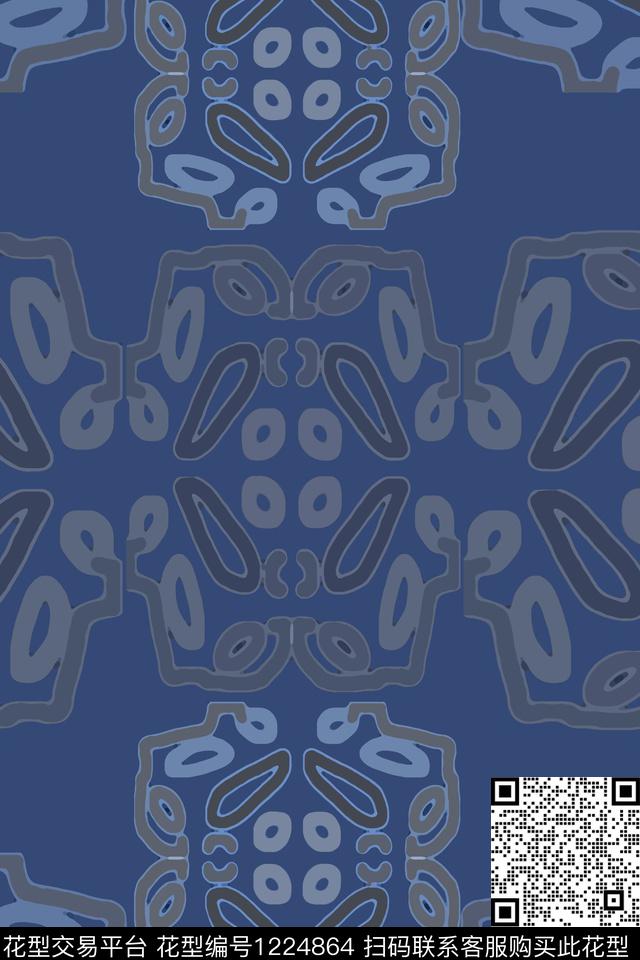 民族风图案男装休闲花卉传统时尚传统印花华亿平台下载（图片编号: 1224864） - 瓦栏（Walan）