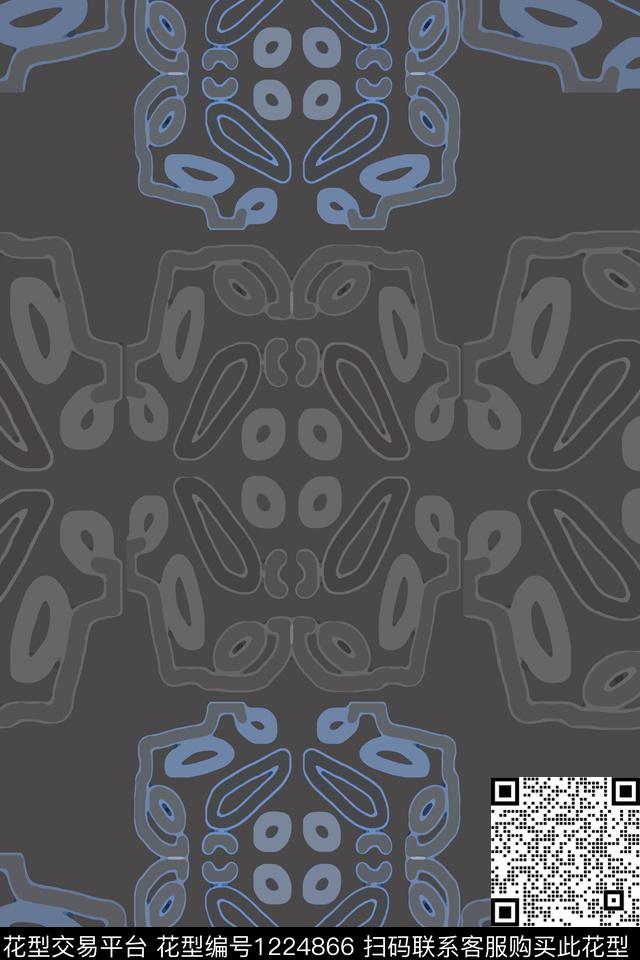 民族风图案男装休闲花卉传统时尚传统印花华亿平台下载（图片编号: 1224866） - 瓦栏（Walan）