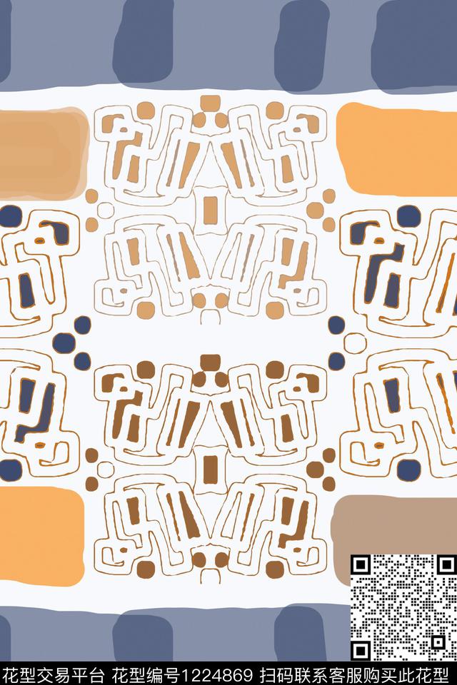 男装休闲花卉民族风图案条纹混搭数码印花华亿平台下载（图片编号: 1224869） - 瓦栏（Walan）