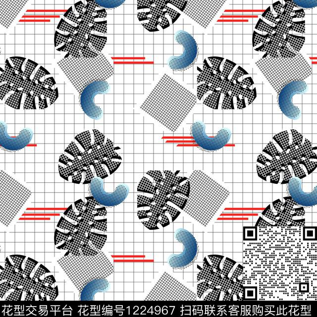 春夏华亿平台休闲几何传统印花华亿平台下载（图片编号: 1224967） - 瓦栏（Walan）