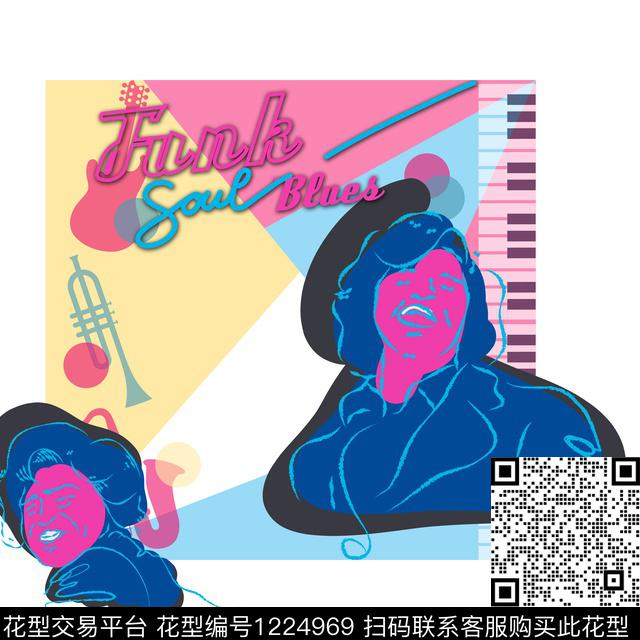 大牌风男装人物传统印花华亿平台下载（图片编号: 1224969） - 瓦栏（Walan）