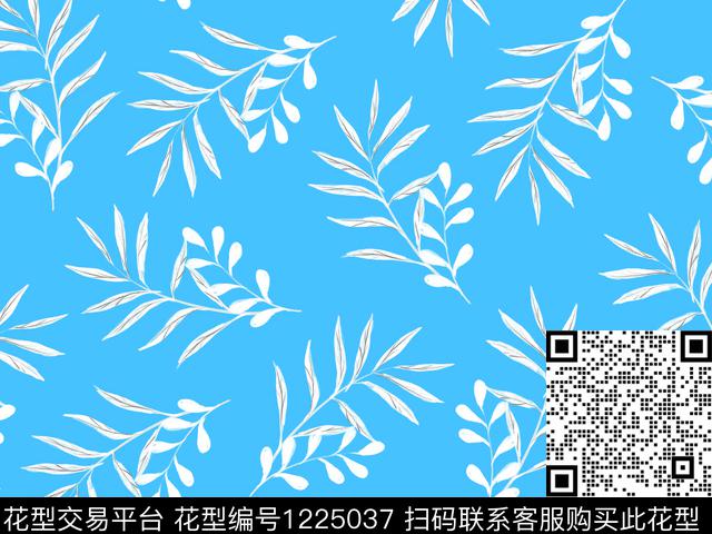 清爽底花卉精致华亿平台漂亮传统印花华亿平台下载（图片编号: 1225037） - 瓦栏（Walan）