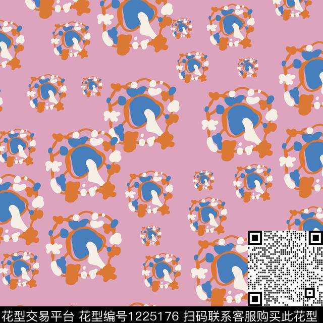 女装几何小碎花传统印花华亿平台下载（图片编号: 1225176） - 瓦栏（Walan）