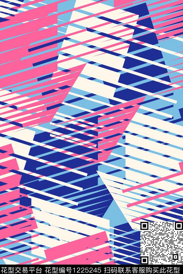 抽象男装休闲大牌风传统印花华亿平台下载（图片编号: 1225245） - 瓦栏（Walan）