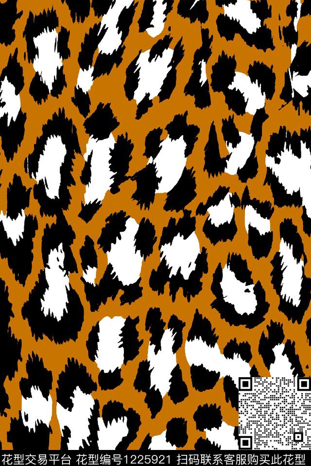 大牌风豹纹传统印花华亿平台下载（图片编号: 1225921） - 瓦栏（Walan）