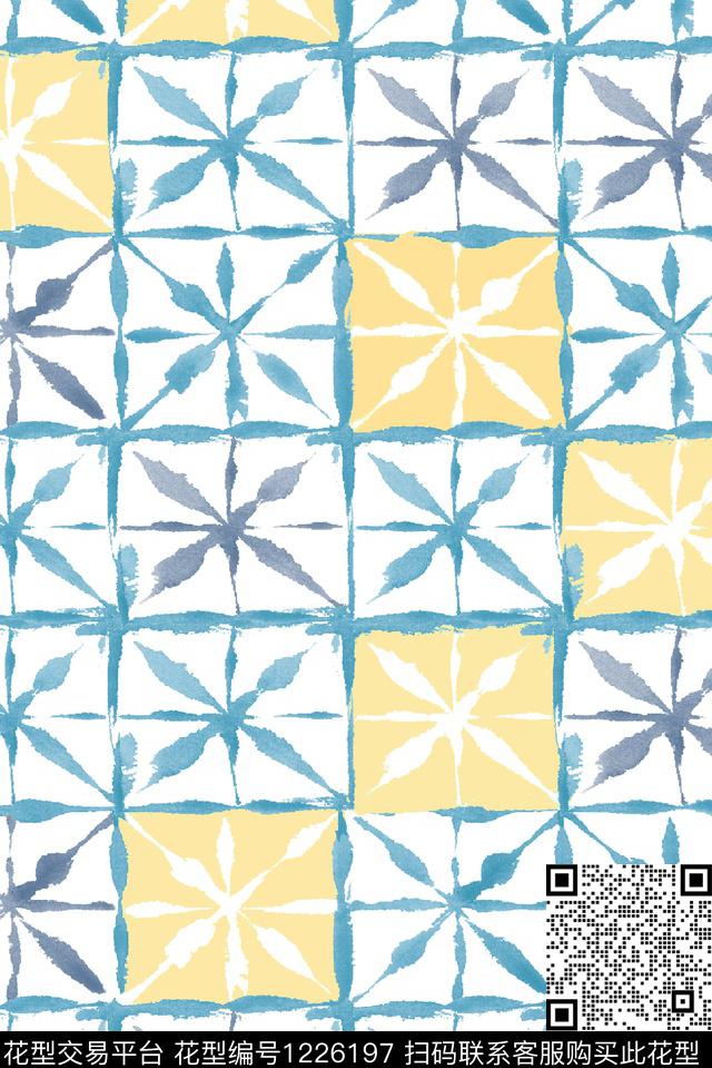 大牌风数码华亿平台格子数码印花华亿平台下载（图片编号: 1226197） - 瓦栏（Walan）