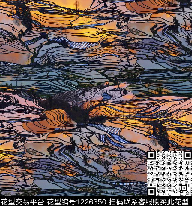 炫彩MARNIALEXANDERMcQueen数码印花华亿平台下载（图片编号: 1226350） - 瓦栏（Walan）