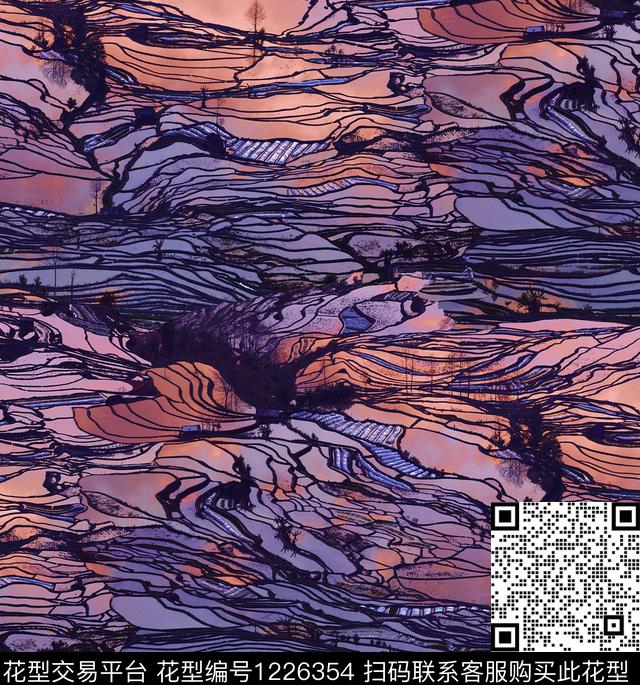 炫彩MARNIALEXANDERMcQueen数码印花华亿平台下载（图片编号: 1226354） - 瓦栏（Walan）