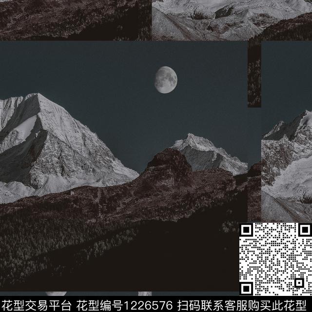 大牌风男装数码印花华亿平台下载（图片编号: 1226576） - 瓦栏（Walan）