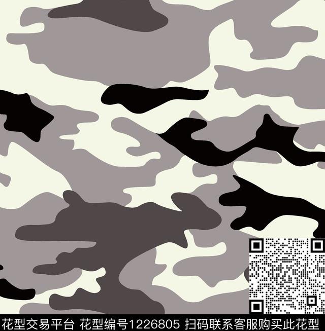 女装传统华亿平台迷彩传统印花华亿平台下载（图片编号: 1226805） - 瓦栏（Walan）